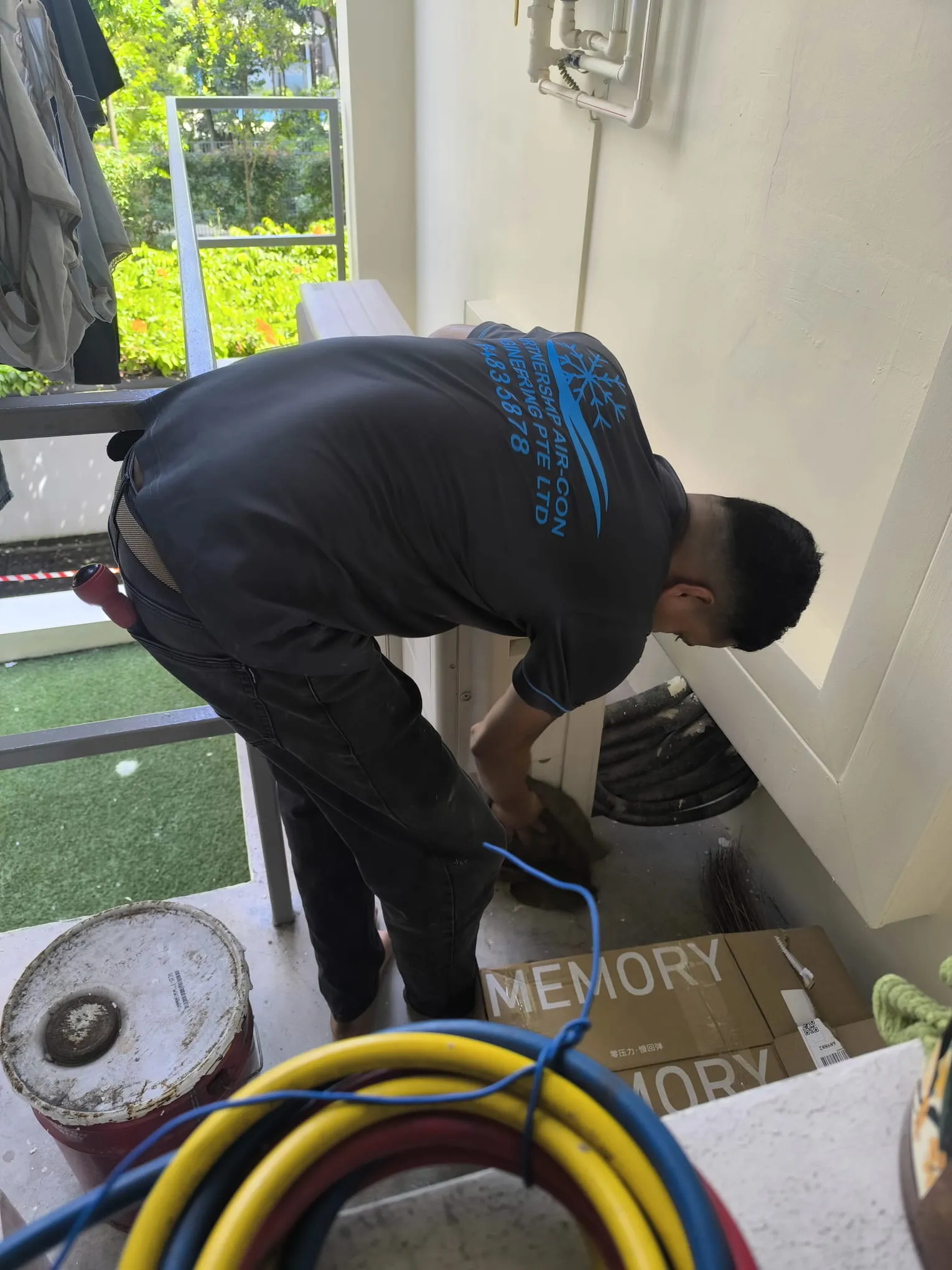 Aircon Servicing in Choa Chu Kang — after servicing, photo 2